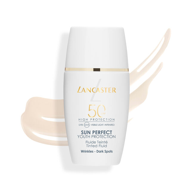 תחליב עם גוון לטשטוש קמטים וכהויות SPF50 הגנה גבוהה