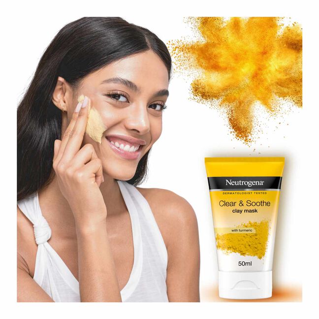 מסכת חימר לפנים מכילה כורכום