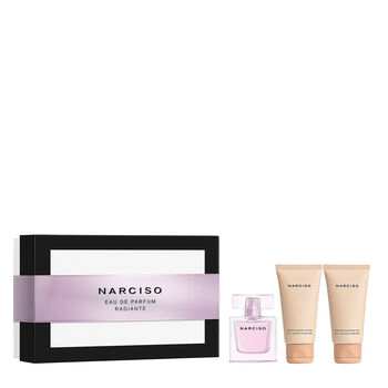 מארז לאישה RADIANTE א.ד.פ 50 מ"ל + תחליב גוף 50 מ"ל + ג'ל רחצה 50 מ"ל