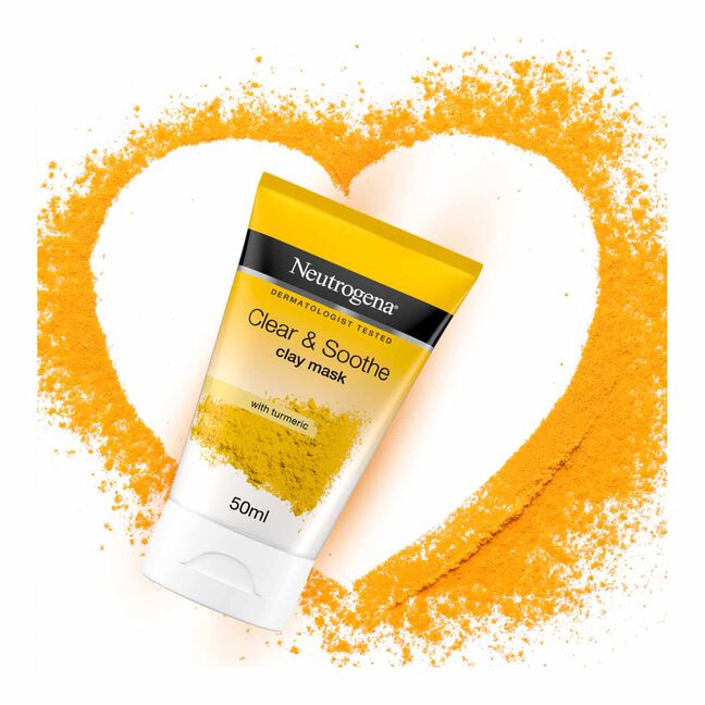 מסכת חימר לפנים מכילה כורכום