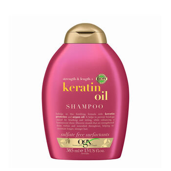 שמפו מחזק בתוספת שמן ארגן וקרטין