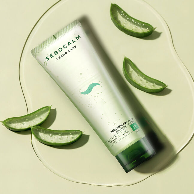 ג'ל אלוורה 99% להרגעת עור הגוף