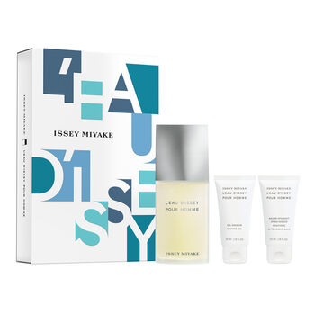 מארז לגבר L'EAU D'ISSEY א.ד.ט 125 מ"ל + ג'ל רחצה 50 מ"ל + אפטר שייב באלם 50 מ"ל