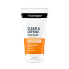 תרחיץ גרגירים עדין לניקוי עור הפנים CLEAR & DEFEND image number null