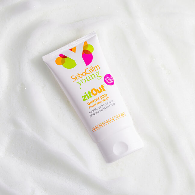 סבון פנים ZitOut לעור שמן הנוטה לפצעונים
