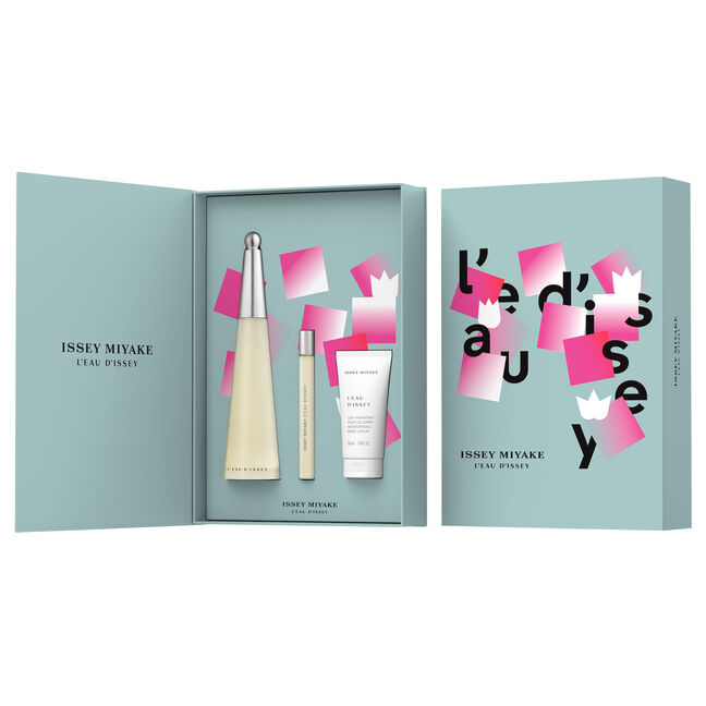 מארז לאישה L'EAU D'ISSEY א.ד.ט 100 מ"ל + 10 מ"ל + תחליב גוף 50 מ"ל
