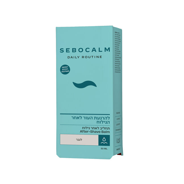 תחליב לגבר לעור הפנים לאחר גילוח