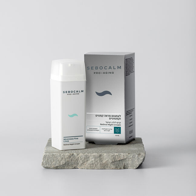 קרם לילה רטינול להפחתת קמטוטים