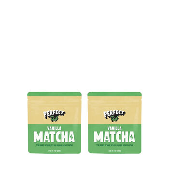 זוג אבקות מאצ'ה וניל MATCHA LATTE VANILA