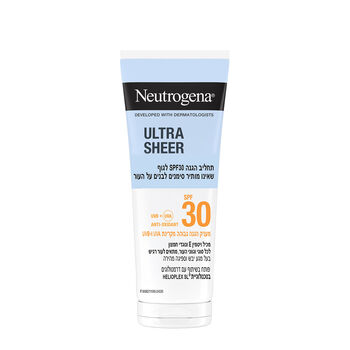 תחליב הגנה ULTRA SHEER SPF30