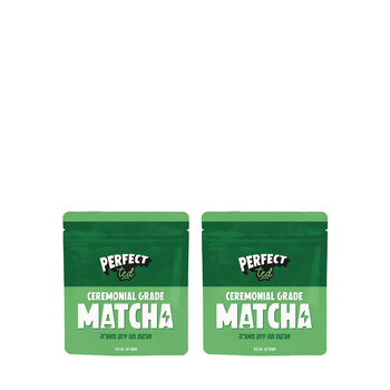 זוג אבקת מאצ'ה תה ירוק&nbsp;MATCHA LATTE
