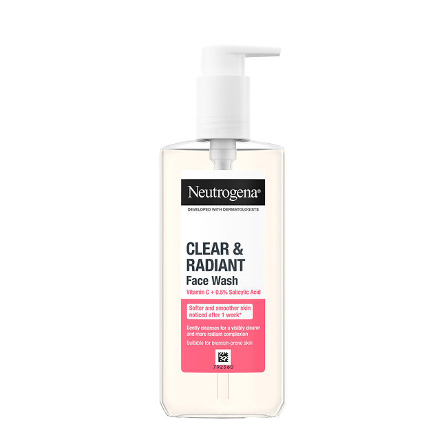 תרחיץ לניקוי הפנים אשכולית ורודה CLEAR & RADIANT