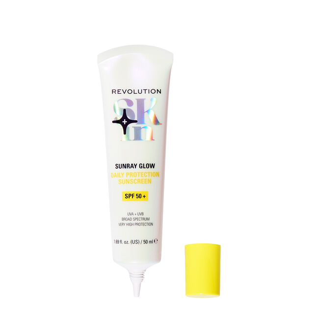 מקדם הגנה עם לחות +GLOWY SPF50 + ויטמין C
